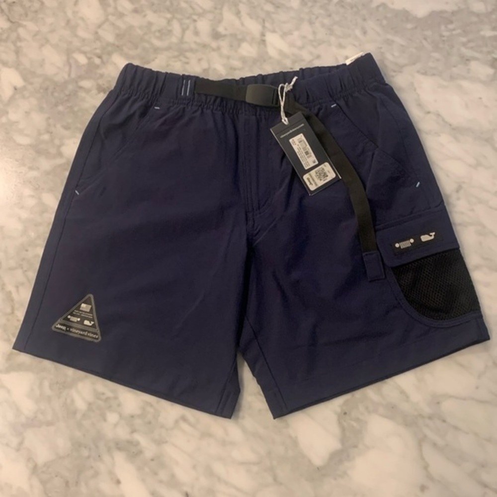 Vineyard Vines X Jeep cargo ripstop short, NWT
